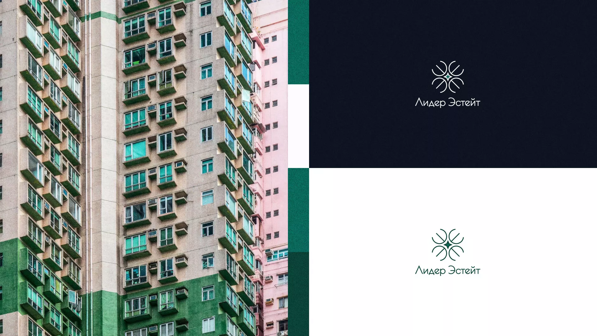 Создание логотипа компании «Лидер Эстейт» в Ликино-Дулево