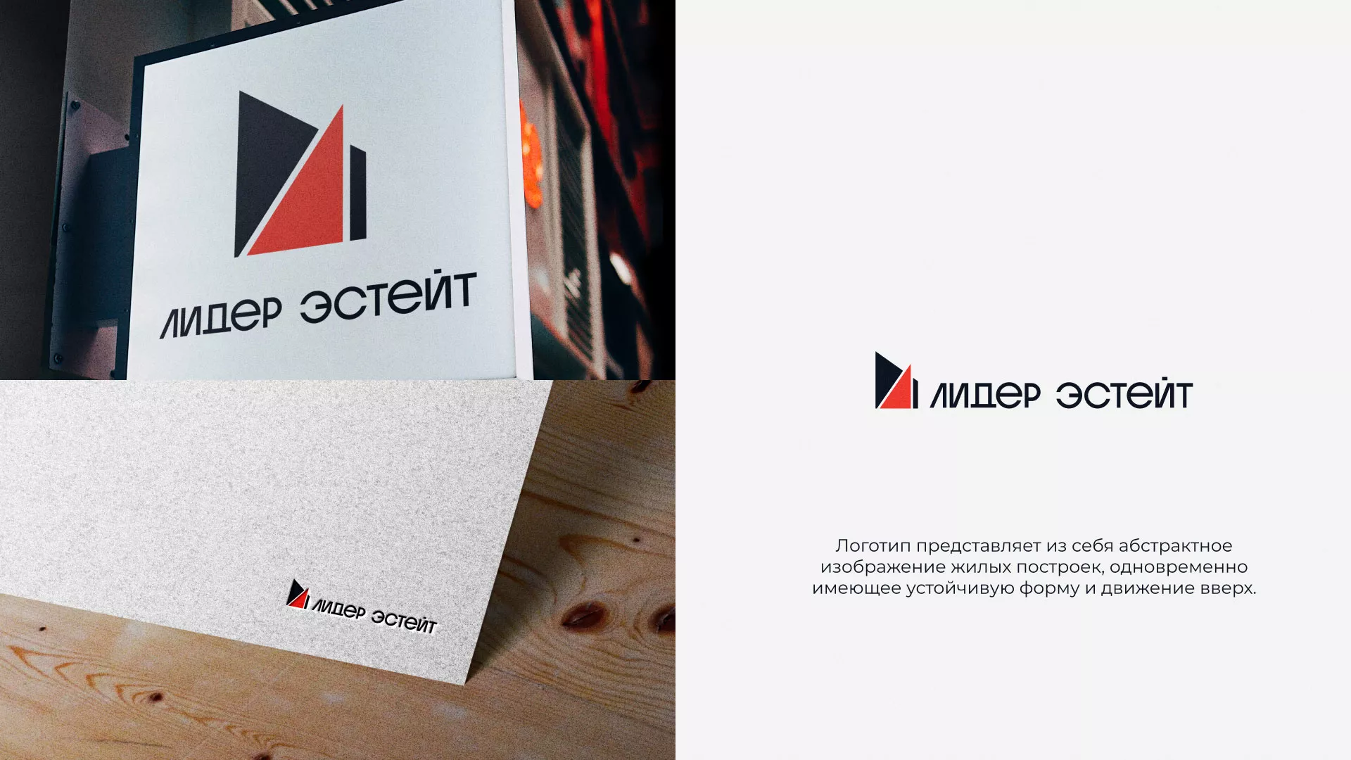 Сделали логотип для агентства недвижимости «Лидер Эстейт» в Ликино-Дулево