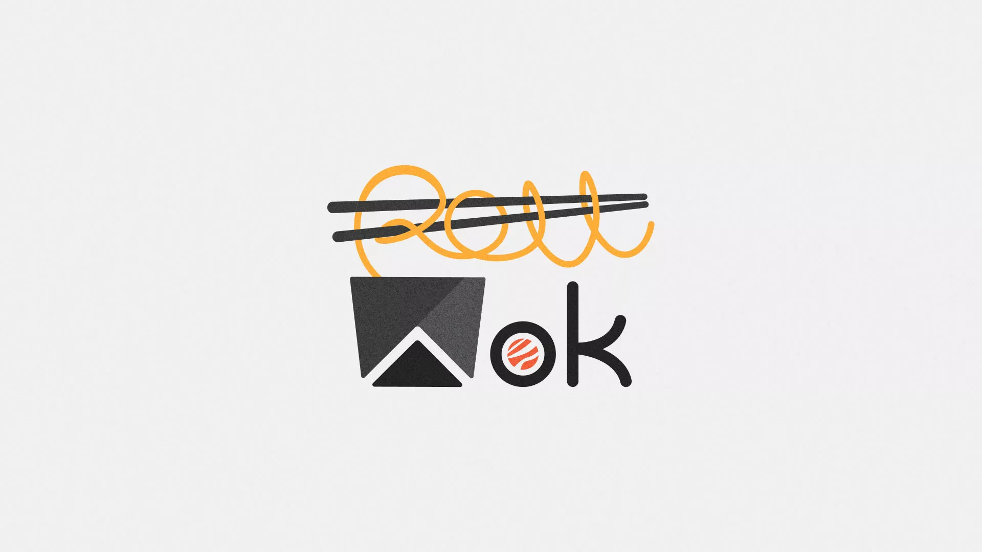 Разработка логотипа в Ликино-Дулево для суши-бара «Roll Wok Club»