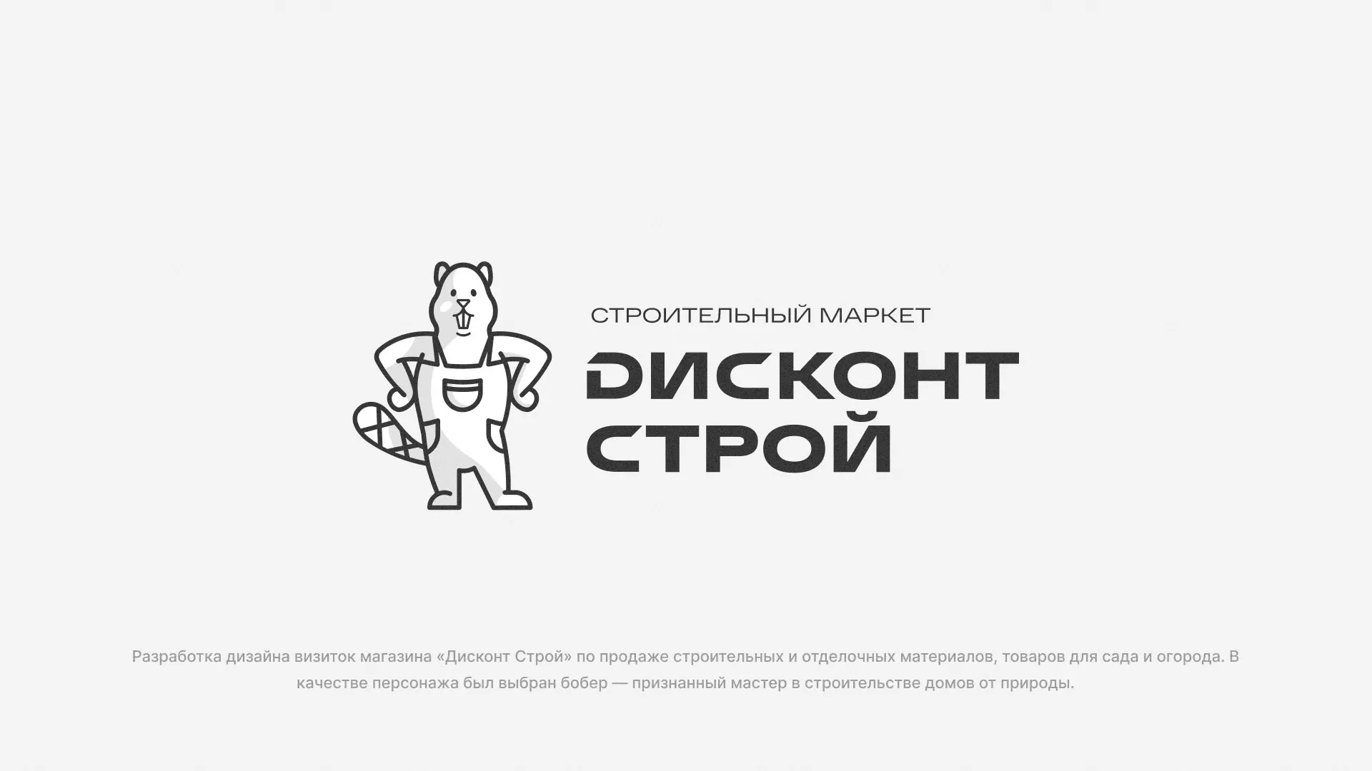 Разработка дизайна визиток магазина «Дисконт Строй» в Ликино-Дулево