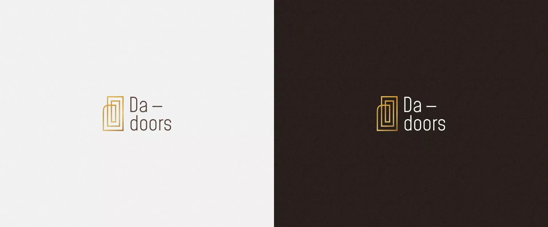 Разработка логотипа для компании «DA-DOORS» в Ликино-Дулево